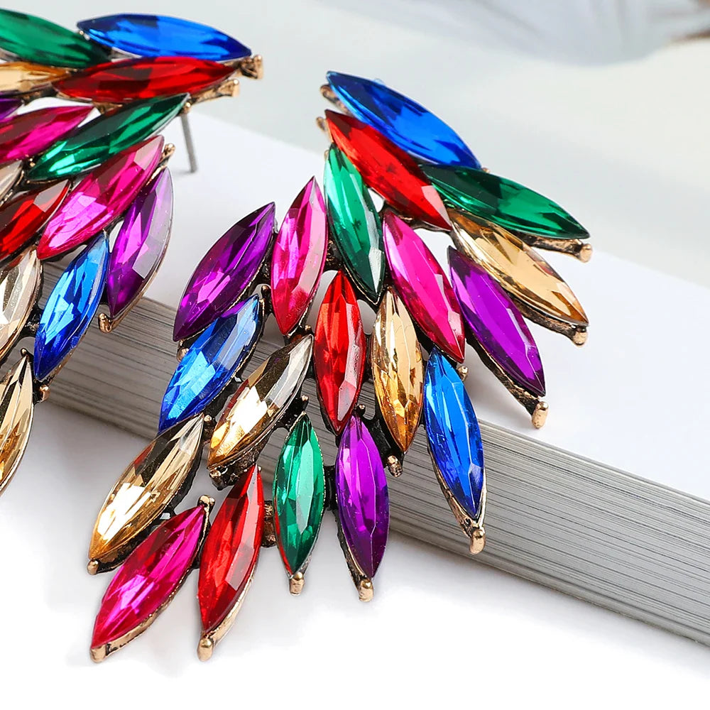 Pendientes Cristal Multicolor Giselle