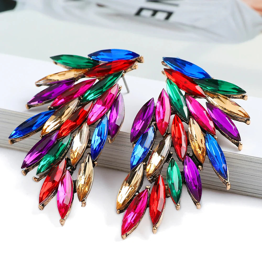 Pendientes Cristal Multicolor Giselle
