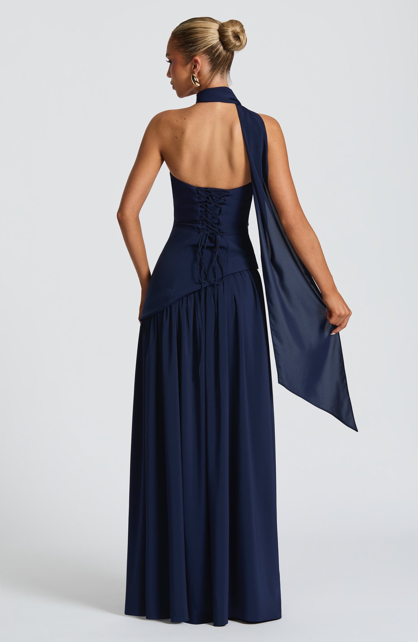 Vestido Claudia Azul Marino