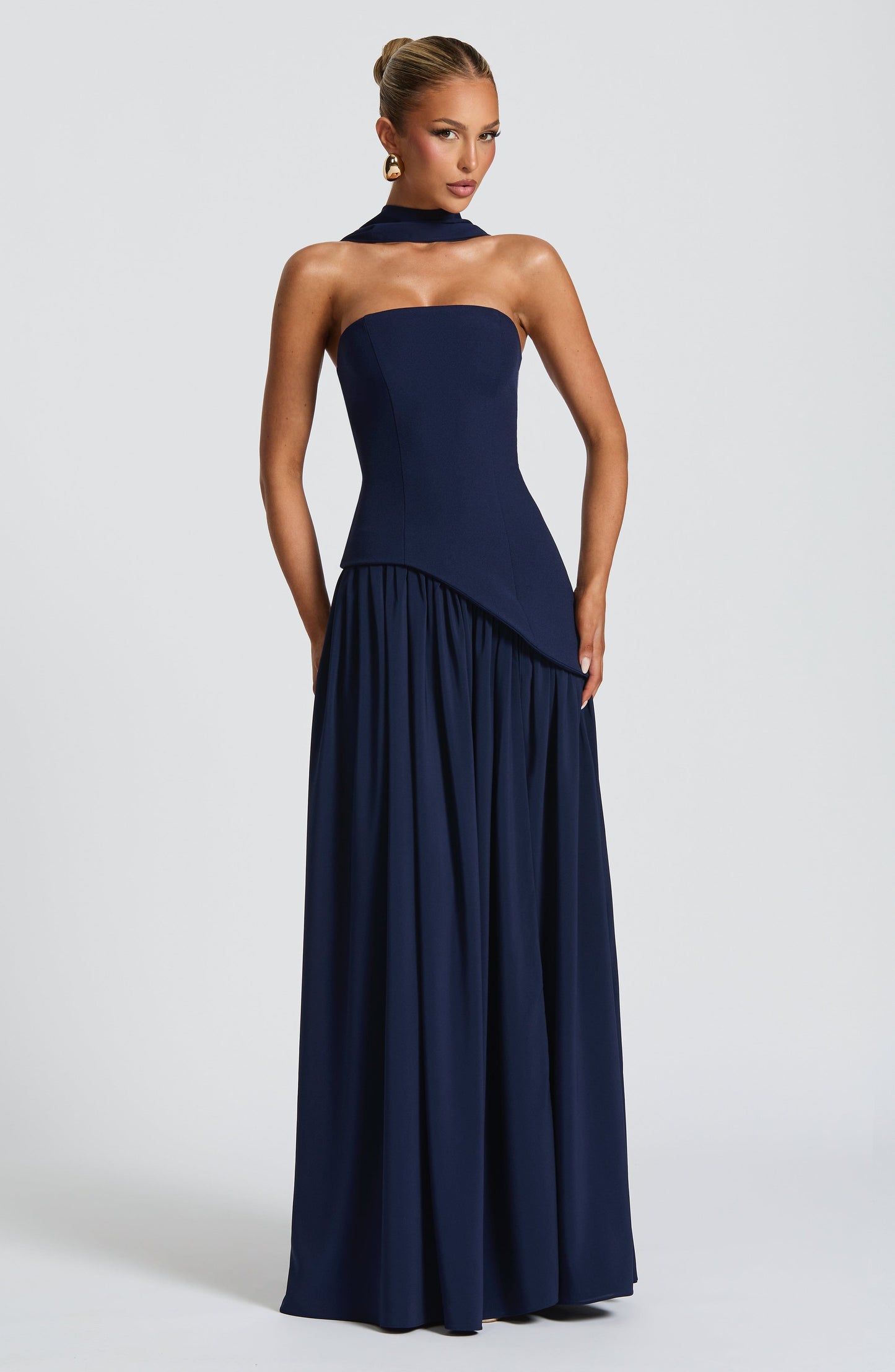 Vestido Claudia Azul Marino