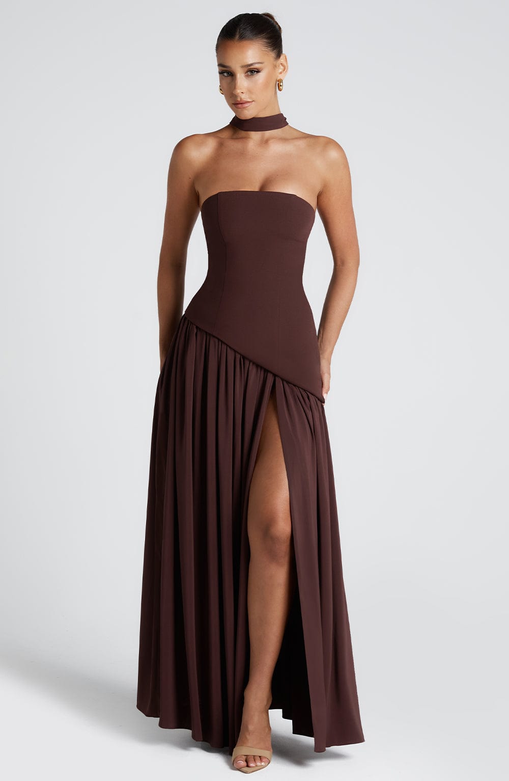 Vestido Camila Marrón