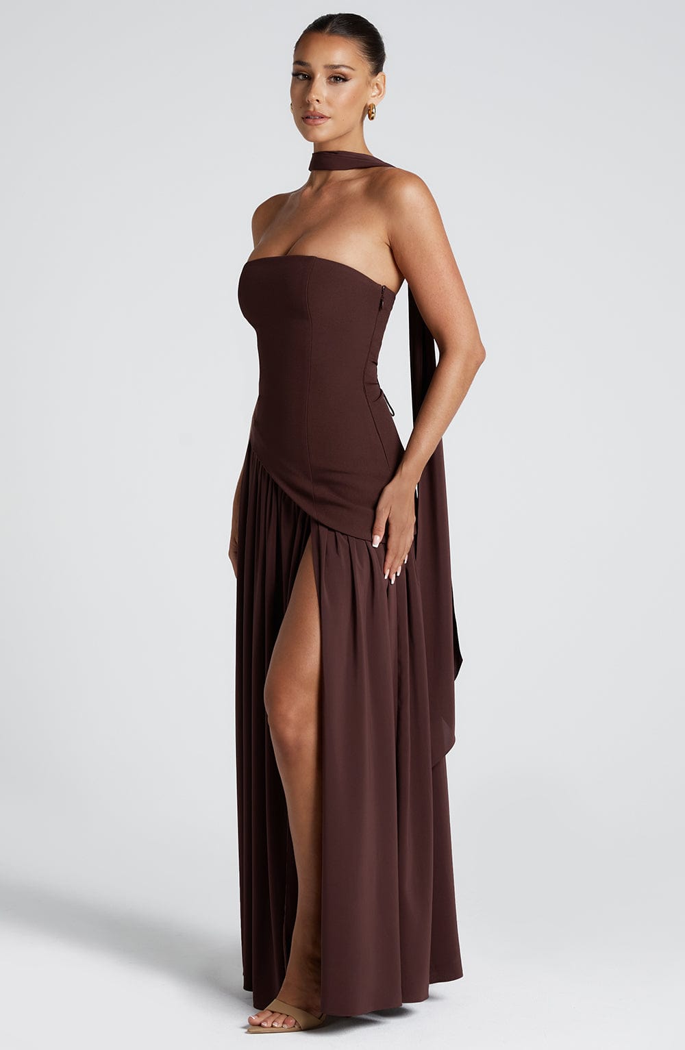 Vestido Camila Marrón