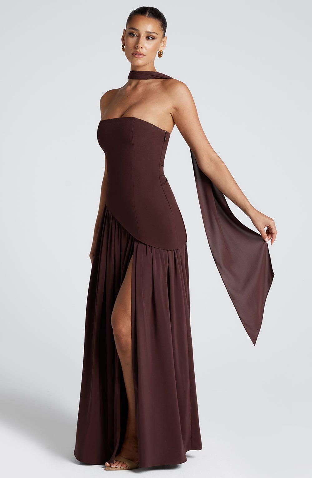 Vestido Camila Marrón