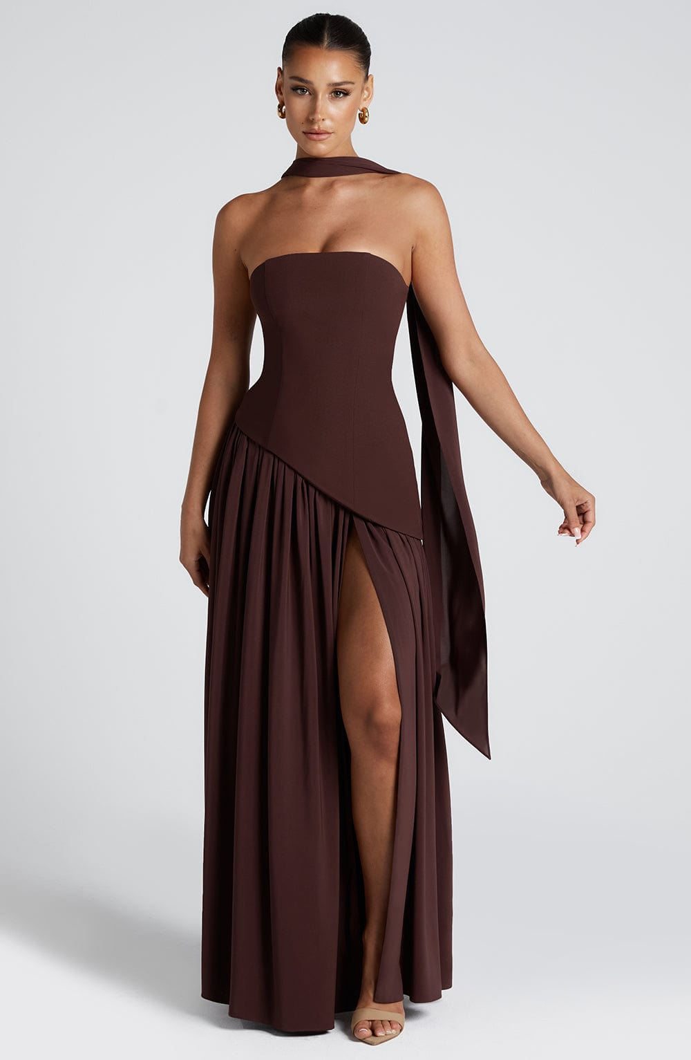 Vestido Camila Marrón